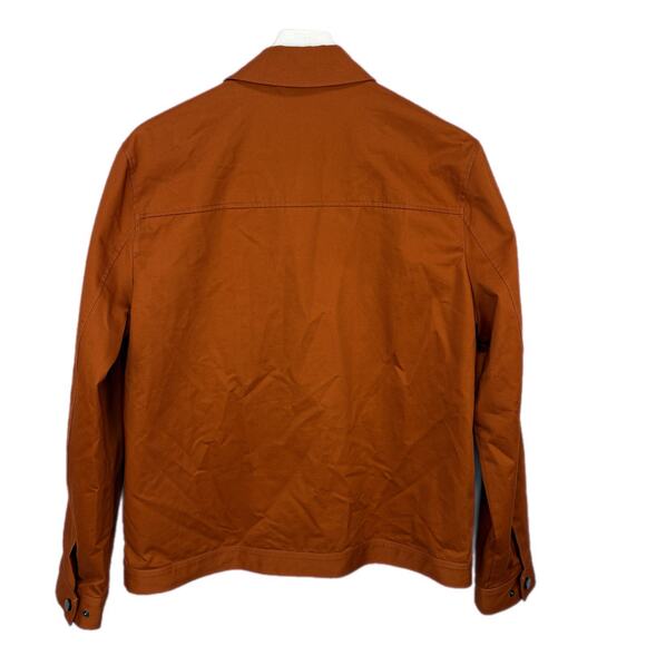 Ted Baker Burnt Orange Lightweight Cotton Jacket - Men's Size 5 - Picture 2 of 8